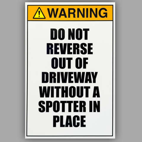 Corflute Sign for Business premises warning signs to direct traffic