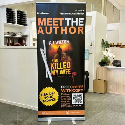 Pullup Banner - 850x2000mm by Ziggi's Print & Signs