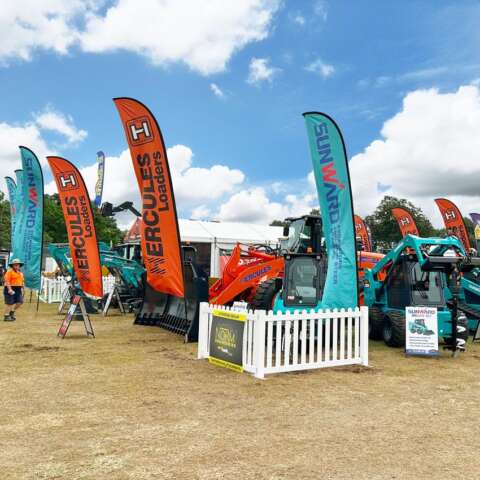 Wind flags and bow banners make an excellent display for your customers